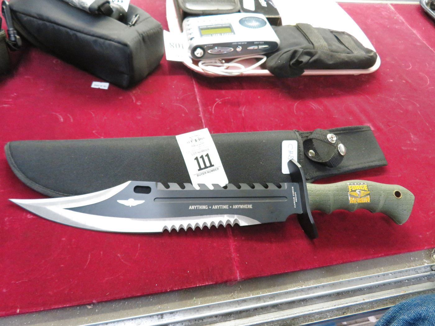 Marine Force Recon Knife w/Sheath