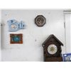 Image 1 : 4-Hawaii, Bath, Lighthouse or Mahogany Wall Clock - 4 X $