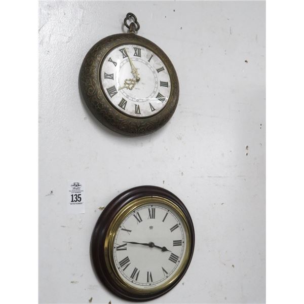 2-Semca and Made In England Wall Clocks - 2 X $