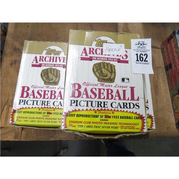 3-Topps Archives 1953 Reproduction Baseball Picture Card Set - 3 X $