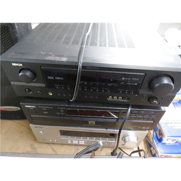 3-Denson, Toshiba, Yamaha Stereo Componant - 3 X $