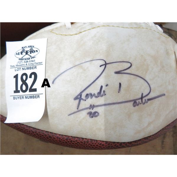 Rhonda Barber Autographed Football