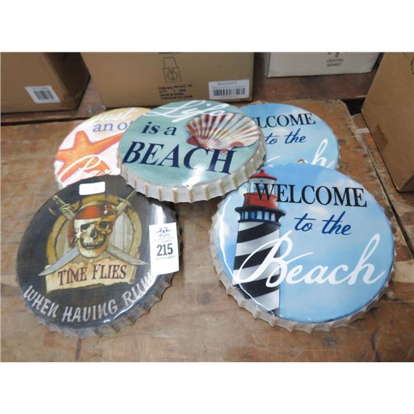 Bottle Cap Rules Beach Décor (5)