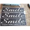 Image 1 : Smile Happy Looks Good On You Signs (3)