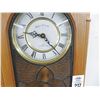 Image 2 : Boston Clock CO. Oak Pendulum Chime Wall Clock