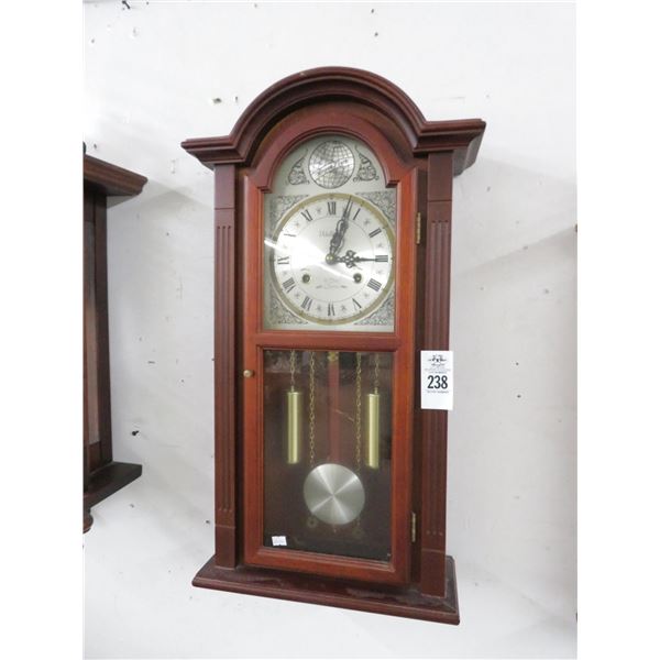 Waltham Mahogany Pendulum Wall Clock