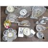 Image 2 : 22-Asst. Crystal and Table Clock - 22 X $