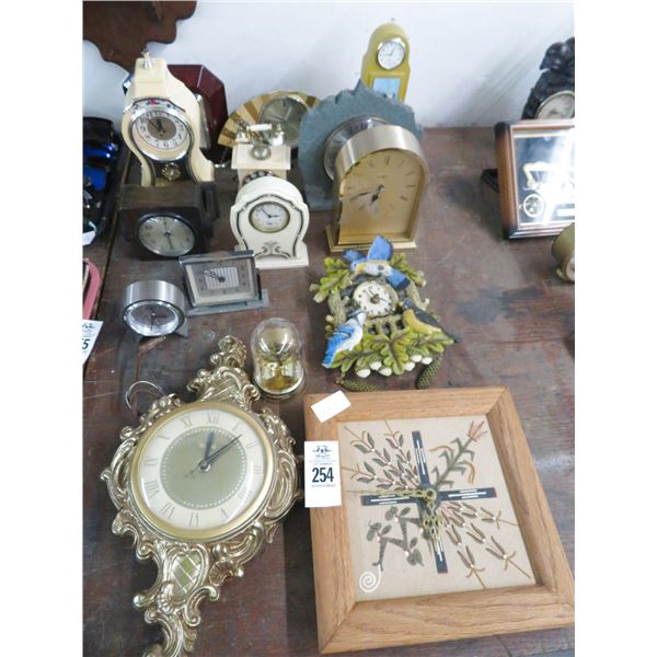 15-Asst. Wall and Table Clock - 15 X $