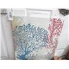 Image 2 : 2-Blue/Red Coral Reef Print - 2 X $