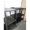 Image 1 : 3-Black 3 Tier A/V Cart - 3 X $