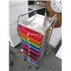 Image 1 : Metal Rolling Plastic Drawer 10 Compartment Storage Bin