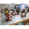 Image 1 : 5-Barometer Clock, Pendulum Clock or Mixed Metal Mantle Clock - 5 X $