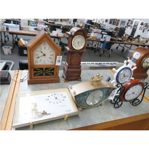 Seth Thomas Wood Mantle Clock