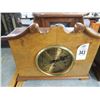 Image 1 : 5-Herschede Burled Wood or Mantle Clock - 5 X $