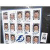 Image 2 : Framed Tampa Bay Lightning 2011-12 Full Team Autographs - 24" X 18"