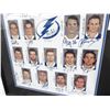Image 3 : Framed Tampa Bay Lightning 2011-12 Full Team Autographs - 24" X 18"