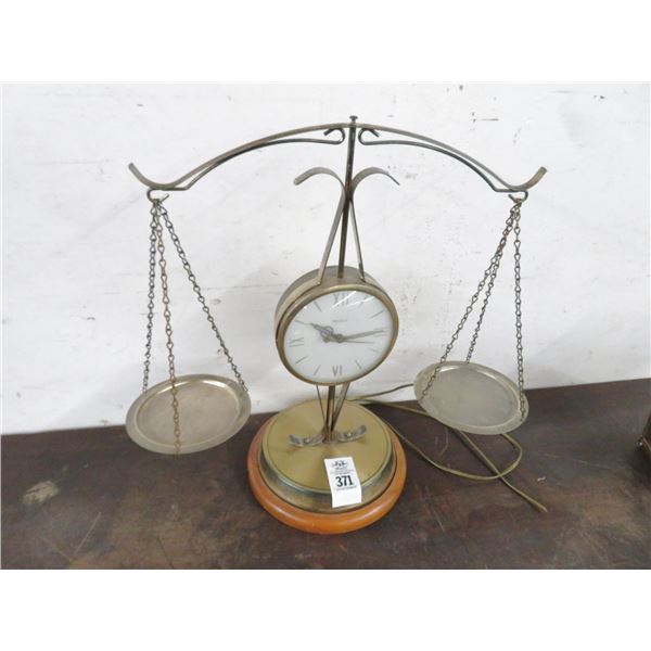 United Scale Table Clock