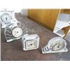 Image 1 : 3-Staiger Legends Crystal Table Clock - 3 X $