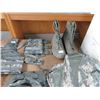 Image 2 : Lot of Camo Vest, Knee Pads, Hats, Helmet and Boots