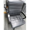 Image 2 : Black Leather Rolling Office Chair