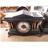 Image 1 : 2-Black/Cast/? Style Mantle Clock - 2 X $