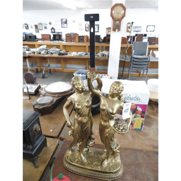 Figural Clock Stand, Bag Piper Santa Small Clocks