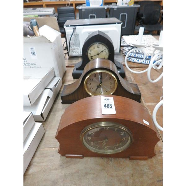 3-Old Mantle Clocks - 3 X $