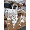 Image 1 : 2 White 6 Light Chandelier 2 x $