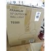 Image 1 : Franklin 10" Outdoor Wall Light