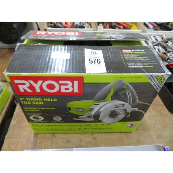 Ryobi 4" Hand Held Tile Saw