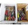 Image 4 : Lot of Screwdrivers, Pipe Wrench and Wire Cutters