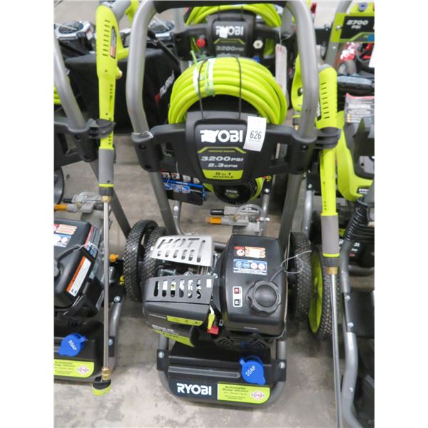 Ryobi 3200 PSI 196CC Gas Pressure Washer w/Automatic Soap Dilution