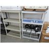 Image 1 : Grey/Tan 4 Shelf Plastic Racks (2)