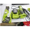 Image 1 : Ryobi 18V Cordless Saw and Right Angle Drill (2 Chargers, 1 Battery)