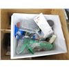 Image 2 : Wood Crate w/Paint Supplies and Hardware