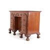 Image 8 : C. 1850- Chippendale Roswood Kneehole Desk