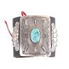 Image 1 : Navajo Ketoh Sterling Silver & Turquoise Cuff