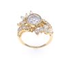 Image 2 : Excellent VS2 Diamond & 18k Yellow Gold Ring