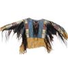 Image 8 : RARE Cheyenne Quilled & Beaded War Shirt Ca. 1875