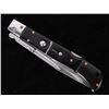 Image 8 : AKC Italian Black Resin Switchblade Knife w Sheath