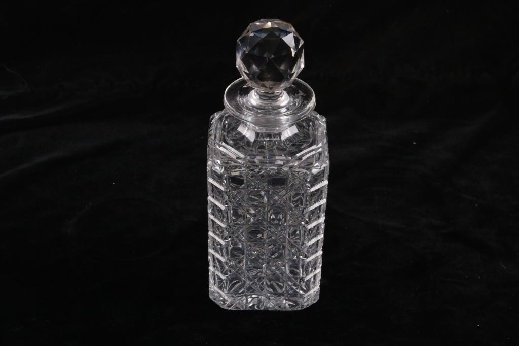 Pair Of Royal Brierley Cut Crystal Decanters 1900s