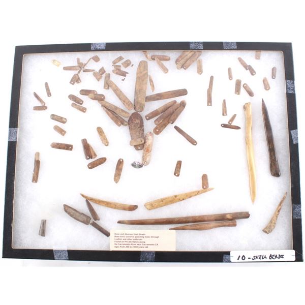Ancestral Shells Ancestral Nisenan Maidu Bone Tools & Shells