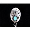 Image 8 : Navajo Silver Shadowbox Turquoise Earrings