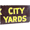 Image 11 : Sioux City Stock Yards Shipping Double Sided Sign