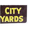 Image 4 : Sioux City Stock Yards Shipping Double Sided Sign