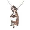 Image 2 : Navajo Atkinson Trading Co. Kokopelli Necklace