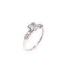 Image 8 : Brilliant Diamond & Palladium Unity Ring