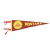 Image 12 : C. 1955-1990s MT & WY Felt Pennant Flags (20)