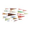 Image 1 : C. 1955-1990s MT & WY Felt Pennant Flags (20)