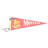 Image 8 : C. 1955-1990s MT & WY Felt Pennant Flags (20)